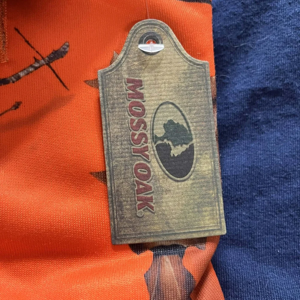 Mossy Oak Orange Camo Medium Dog Hoodie